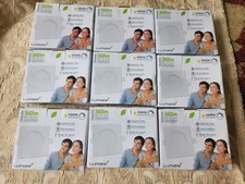 Lumare LED Recessed Spotlight Dimmable 6W , 360lm 230V IP44 Ultra Flat, Set Of 9