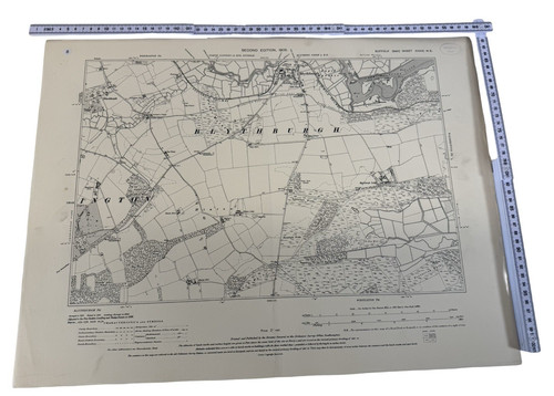 Antique 1904 map sheet - antique,