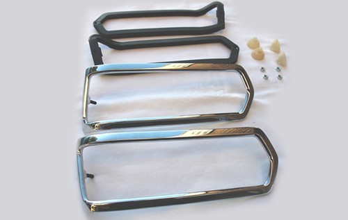 Chrome frame set with - with, gasket