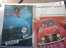 1967 SAAB 96 Spéciale French Brochure “La nouvelle SAAB” Original 2-Stroke Ad
