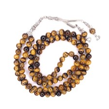 99 Tigers Eye Prayer Beads