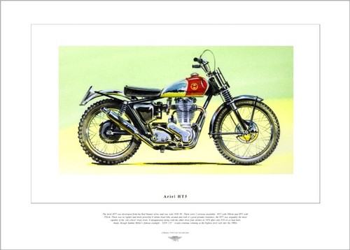 Ariel ht5 motor cycle - ht5,