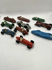 Joblot / Bundle Of Diecast Vintage Race Cars Dinky Bluebird Alfa Romeo