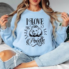 I Love My Poodle Womens
