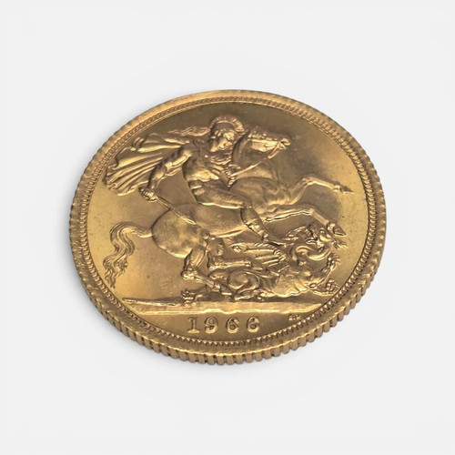 1966 full sovereign - coin,, good
