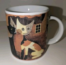 LOVELY VINTAGE ROSINA WACHTMEISTER CAT CERAMIC MUG 