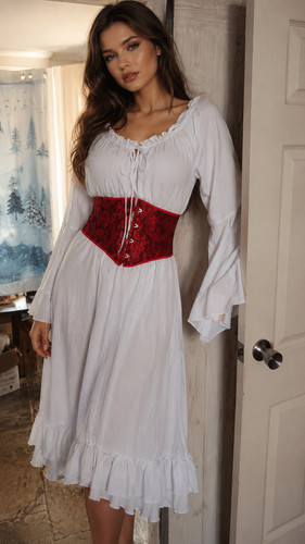 White boho medieval style - boho,