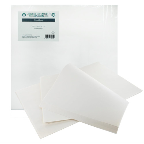 Waxed paper for wrapping food - for,