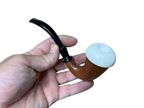 Handmade meerschaum calabash - handmade,