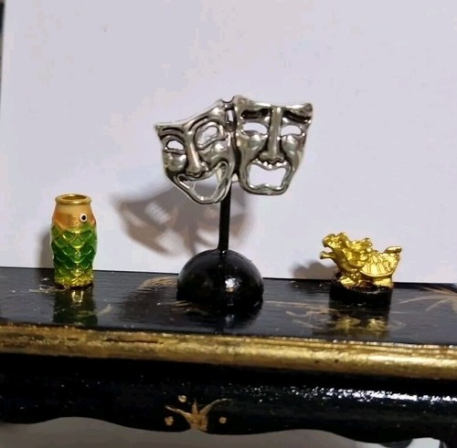 Dolls house furniture silver - dolls,