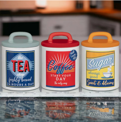 Set retro multi ceramic - 3,