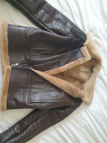 Men sheepskin flying jacket - men's,