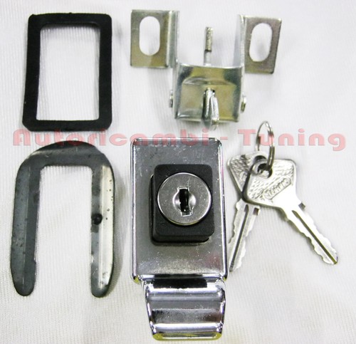 Lock button rear hood closure - rear,