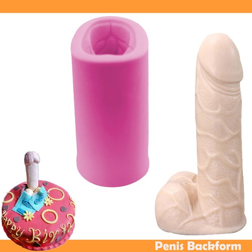 Penis silicone fondant mold - 3d,