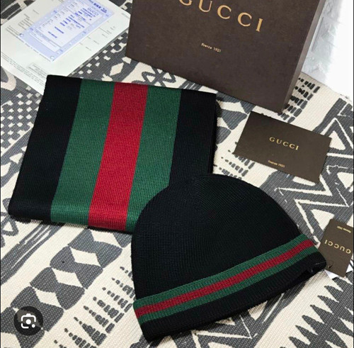 Gucci men black wool knit - gucci,