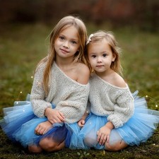 Blue Ombre Tutu Skirt