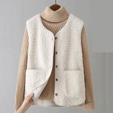 Ladies Pockets Casual Gilet