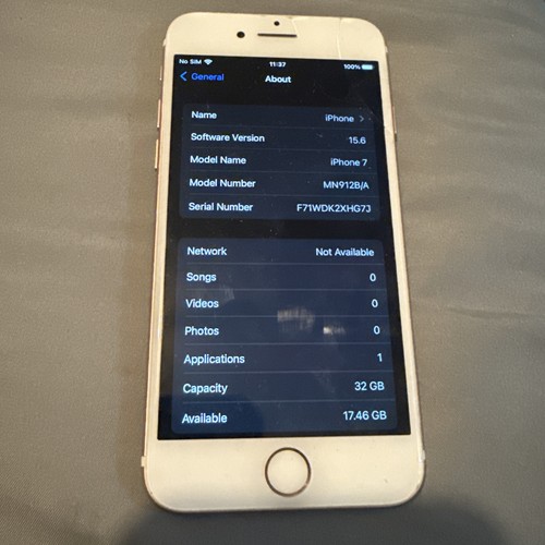 Apple iphone 32gb rose - 7,
