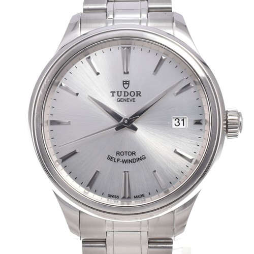 Tudor 12500 date - date, silver