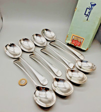 8 Antique Dixon EPNS  Silver
