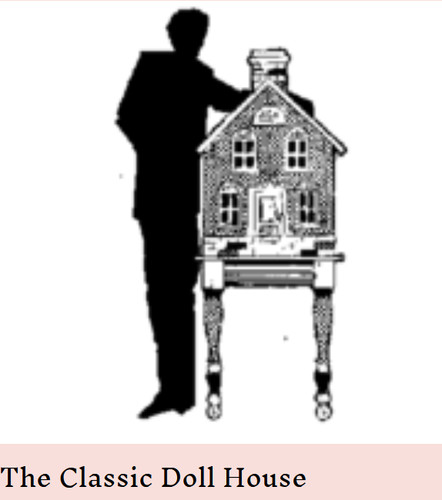 Classic doll house illusion - doll,