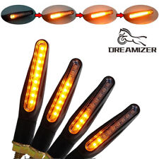 For Quad  ATV Scooter 4x LED Motorcycle Turn Signal Indicators Light Lamp Amber