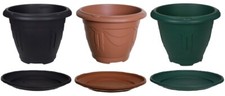 Round Sturdy Plastic Plant
