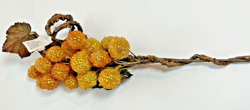 Beaded grape clusters sugared - beaded,