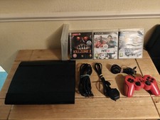 Sony PlayStation 3 Super Slim 500GB Console Bundle W/8 Games