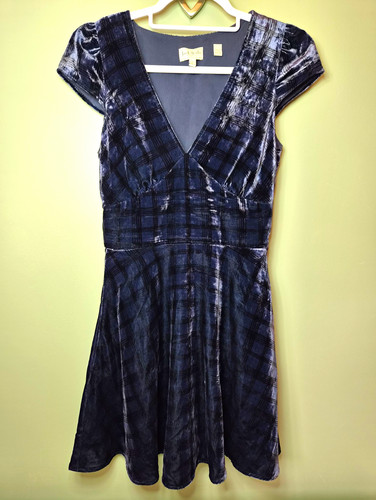 Jack wills navy check velvet - wills,