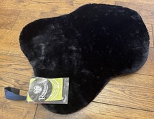 Rhinegold Luxe Soft Fleece Seat Saver Black Cob / Full BNWT