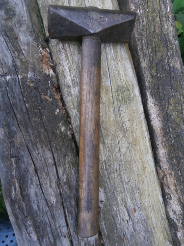 Vintage 3kg blacksmith saw - blacksmith,