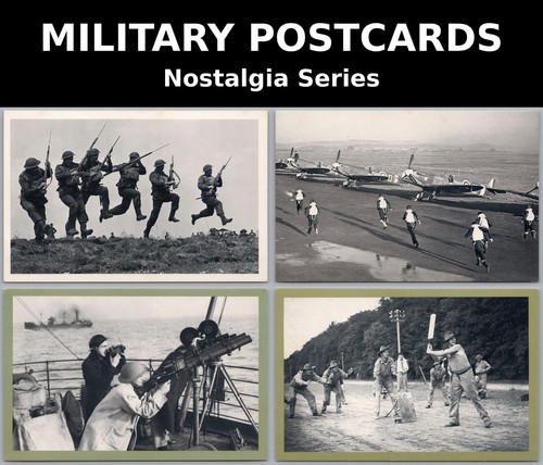 Military postcards nostalgia - military,