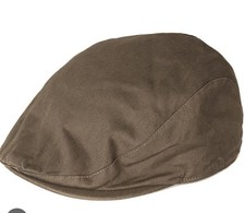 BARBOUR Mens Hat Brown 100% Cotton Size 54