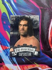 WWE THE GREAT KHALI TOPPS FACE