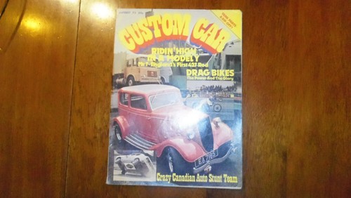 Custom car magazine aug - custom, 1973