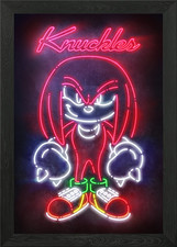 Knuckles the Echidna Neon Glow