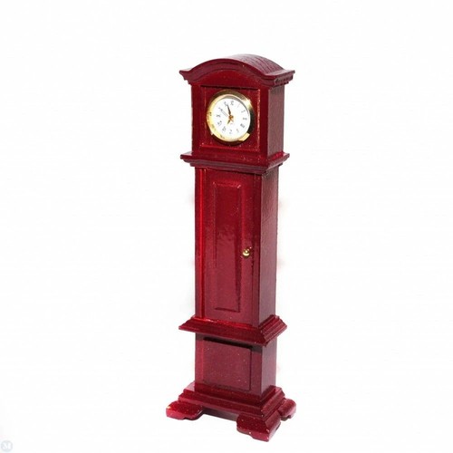 Working mahogany grandfather - mahogany,