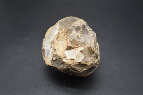 Neolithic flint stone knapping