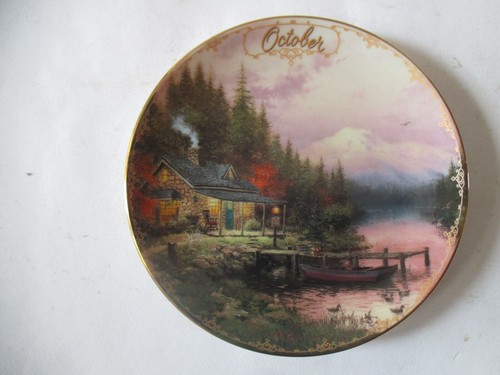 October decorative porcelain - 'october',