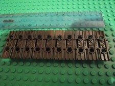 Lego Technic 10 x Caterpillar Tank Track Link Tread Wide Two Pin Holes BROWN
