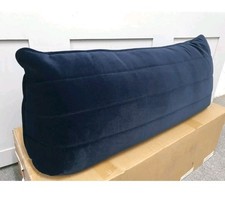 Premium Velvet Wedge Weighted Pillow Backrest Support Cushion Bolster Headboard