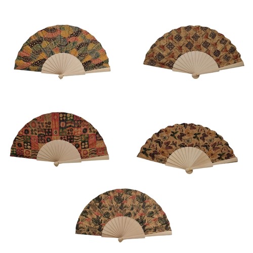 Printed large folding fan - printed,