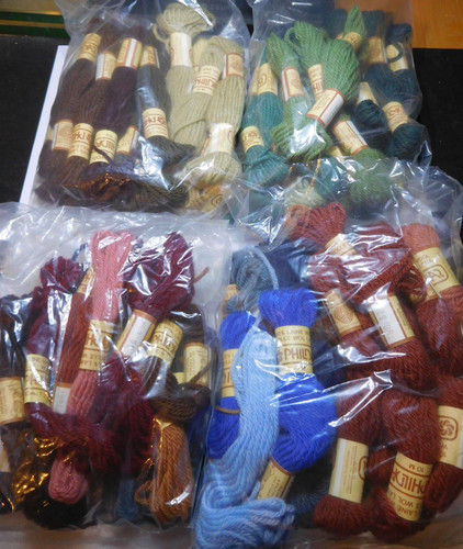 Skeins tapestry wool - tapestry,