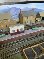 OO Gauge Village Station Diorama