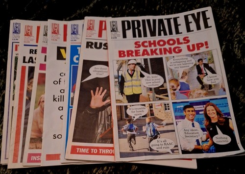 Issues private eye - x, of