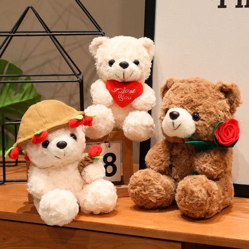 25cm sitting cartoon bear - sitting,