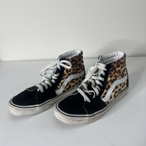 Vans sk8 leopard black true - leopard,