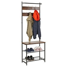 Steel Coat Rack with Shoe