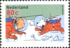 Netherlands 1999 Tintin/Snowy/Dog/Space/Animation/Cartoons/Book/Film 1v (n26632)